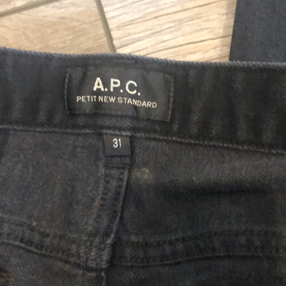 A.P.C. Black Skinny Jeans size 31 - Picture 2 of 6